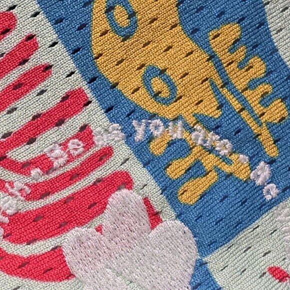 RARE Nike Dri-Fit Mens Button Down Sz Med Geometric Poly Multicolor Gay Pride - Picture 8 of 16